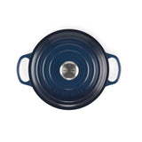 Signature Cast Iron Round Casserole 22cm - Ink