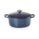 Signature Cast Iron Round Casserole 22cm - Ink