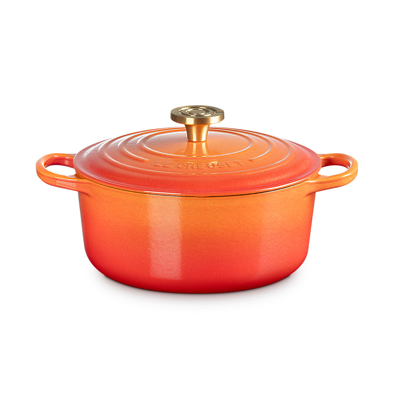 Signature Flamme Dorée Round Casserole - 24cm