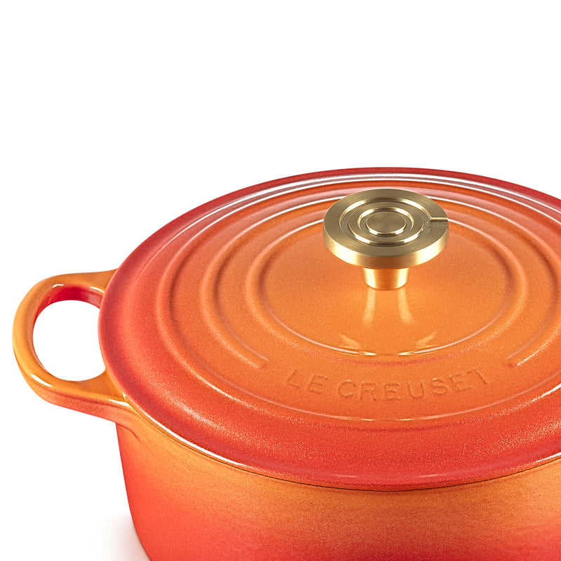 Signature Flamme Dorée Round Casserole - 24cm