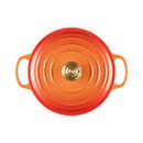 Signature Flamme Dorée Round Casserole - 24cm