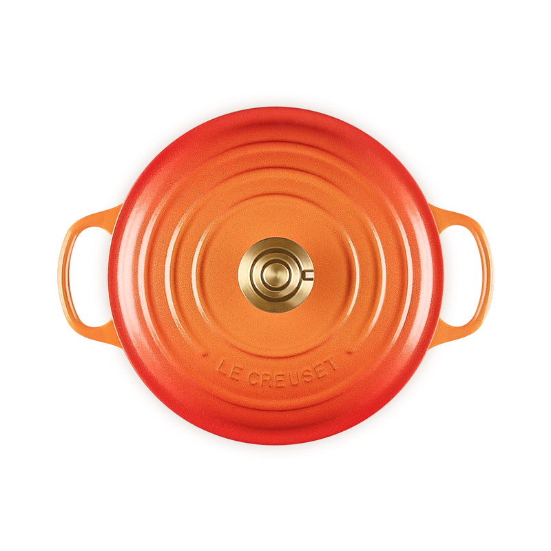 Signature Flamme Dorée Round Casserole - 24cm