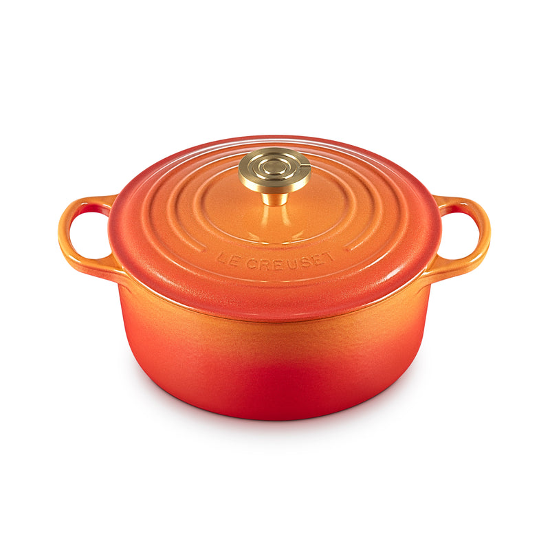 Signature Flamme Dorée Round Casserole - 24cm