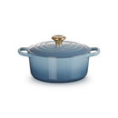 Signature Cast Iron Round Casserole 24cm - Chambray
