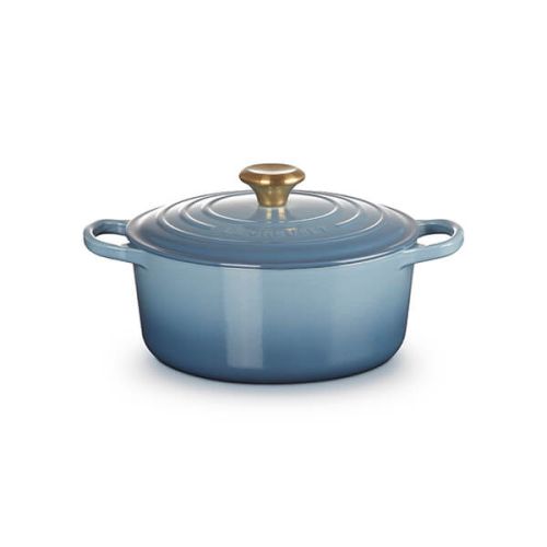 Signature Cast Iron Round Casserole 24cm - Chambray