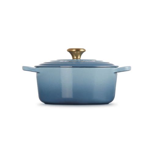 Signature Cast Iron Round Casserole 24cm - Chambray