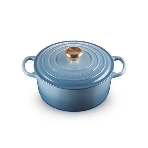 Signature Cast Iron Round Casserole 24cm - Chambray