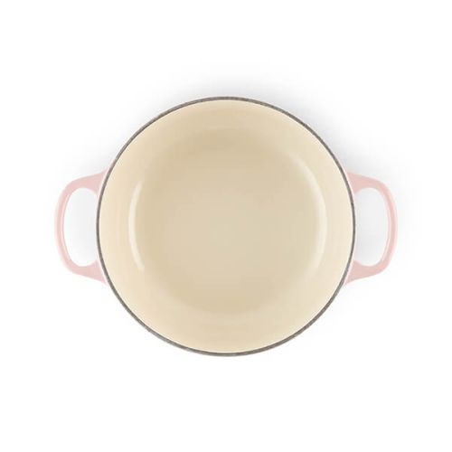 Signature Cast Iron Round Casserole 24cm - Shell Pink