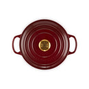 Signature Cast Iron Round Casserole 24cm - Garnet