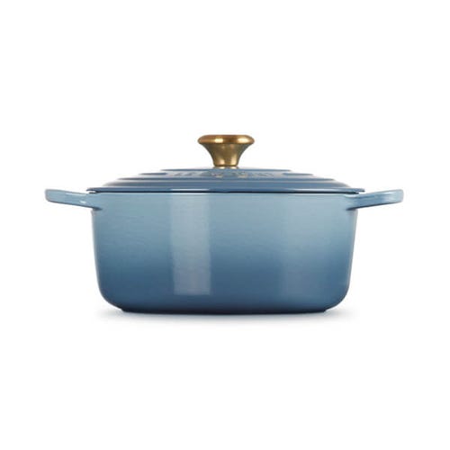 Signature Cast Iron Round Casserole 26cm - Chambray
