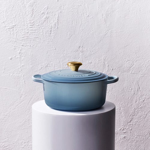 Signature Cast Iron Round Casserole 26cm - Chambray