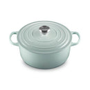 Signature Cast Iron Round Casserole 24cm - Sea Salt