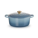 Signature Cast Iron Round Casserole 28cm - Chambray