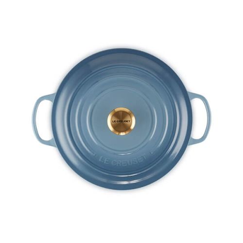 Signature Cast Iron Round Casserole 28cm - Chambray