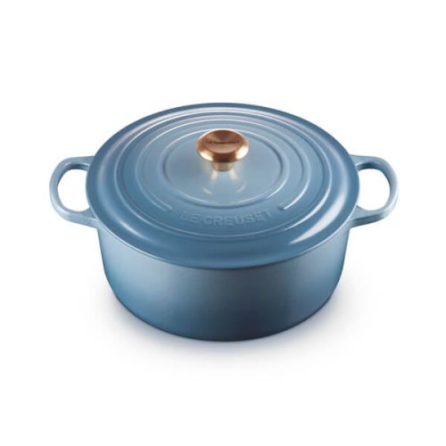 Signature Cast Iron Round Casserole 28cm - Chambray