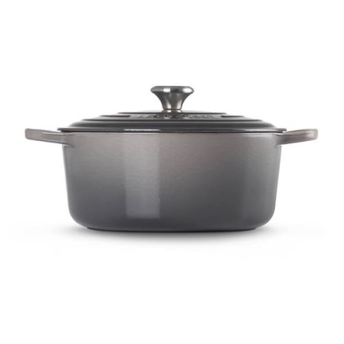 Signature Cast Iron Round Casserole 26cm - Flint