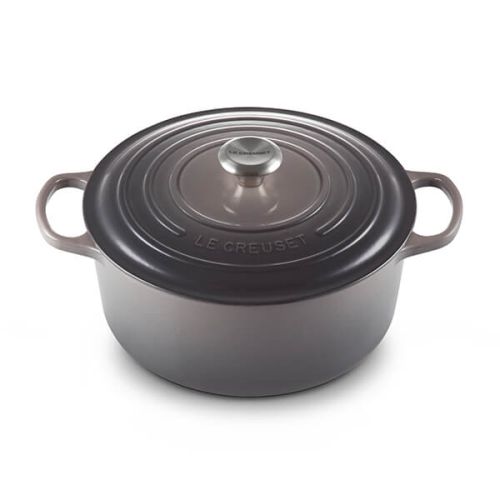 Signature Cast Iron Round Casserole 26cm - Flint
