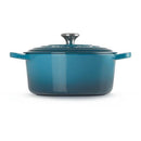 Signature Cast Iron Round Casserole 26cm - Deep Teal