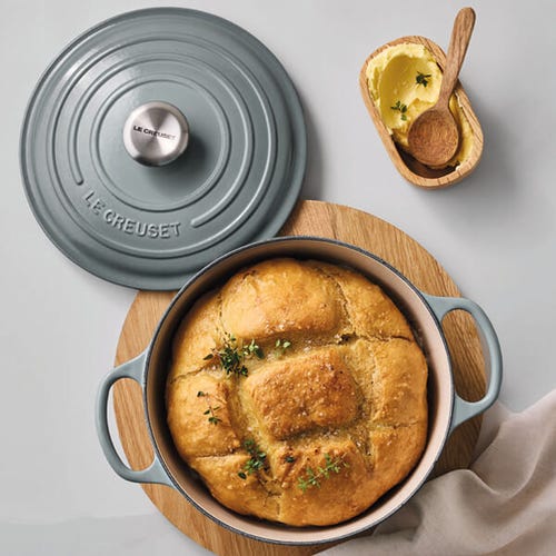 Signature Cast Iron Round Casserole 28cm - Sea Salt