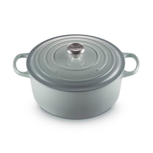 Signature Cast Iron Round Casserole 28cm - Sea Salt