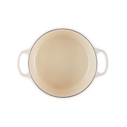 Signature Cast Iron Round Casserole 28cm - Shell Pink