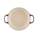 Signature Cast Iron Round Casserole 28cm - Garnet