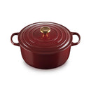 Signature Cast Iron Round Casserole 28cm - Garnet