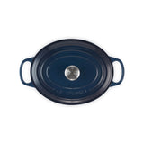 Signature Cast Iron Oval Casserole 27cm - Ink