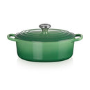 Signature Cast Iron Oval Casserole 27cm - Bamboo