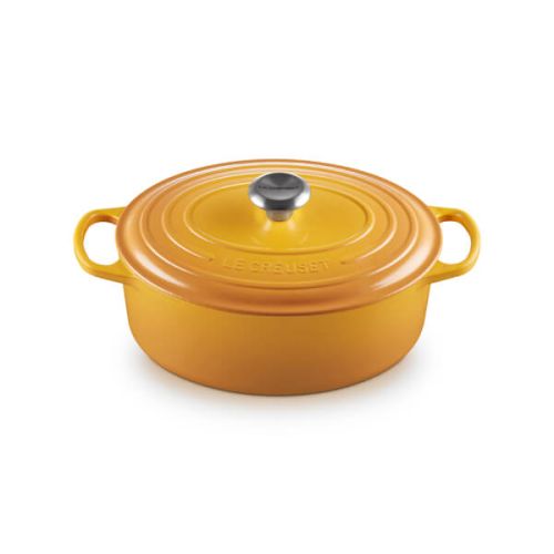 Signature Cast Iron Oval Casserole 27cm - Nectar