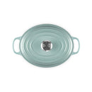 Signature Cast Iron Oval Casserole 27cm - Sea Salt