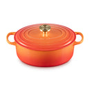 Signature Flamme Dorée Oval Casserole - 29cm