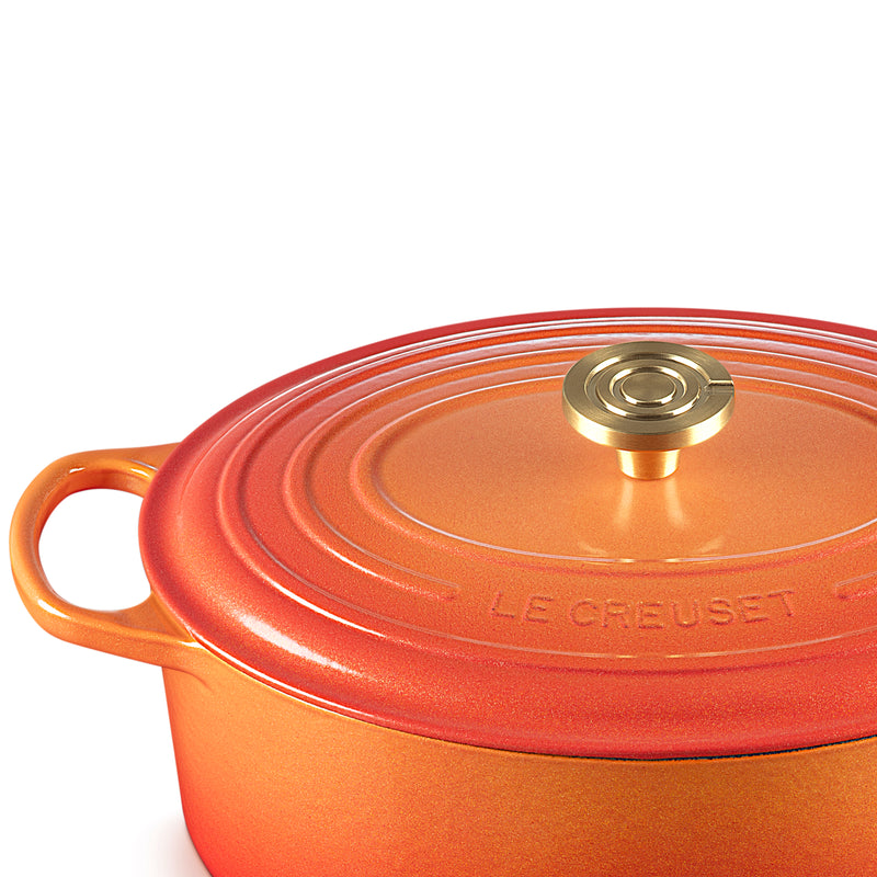 Signature Flamme Dorée Oval Casserole - 29cm