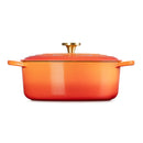 Signature Flamme Dorée Oval Casserole - 29cm