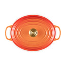 Signature Flamme Dorée Oval Casserole - 29cm