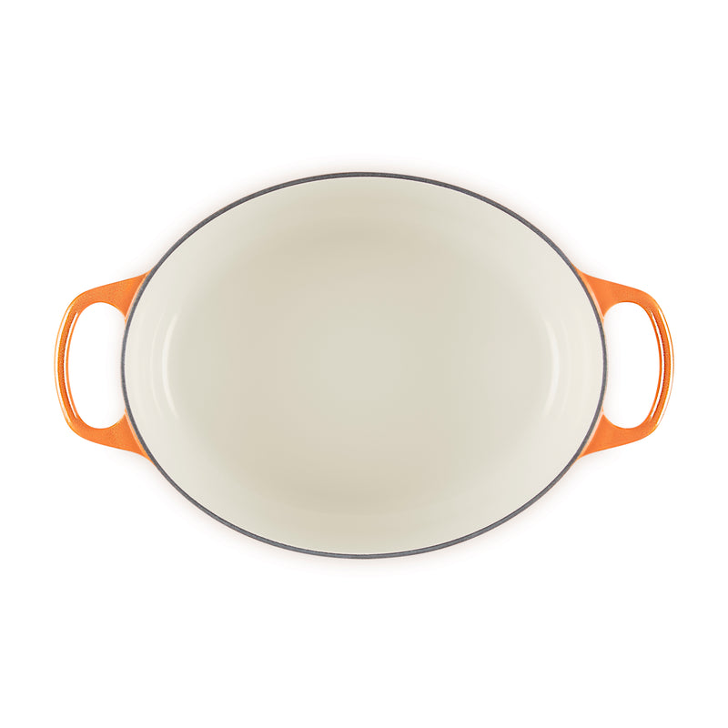 Signature Flamme Dorée Oval Casserole - 29cm