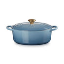 Signature Cast Iron Oval Casserole 29cm - Chambray
