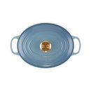 Signature Cast Iron Oval Casserole 27cm - Chambray