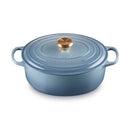 Signature Cast Iron Oval Casserole 27cm - Chambray