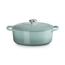 Signature Cast Iron Oval Casserole 29cm - Sea Salt