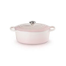 Signature Cast Iron Oval Casserole 29cm - Shell Pink