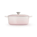 Signature Cast Iron Oval Casserole 29cm - Shell Pink