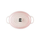 Signature Cast Iron Oval Casserole 29cm - Shell Pink
