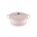 Signature Cast Iron Oval Casserole 29cm - Shell Pink