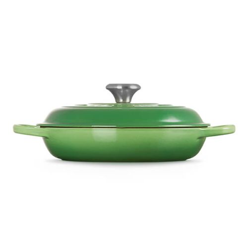 Signature Cast Iron Shallow Casserole 26cm - Bamboo