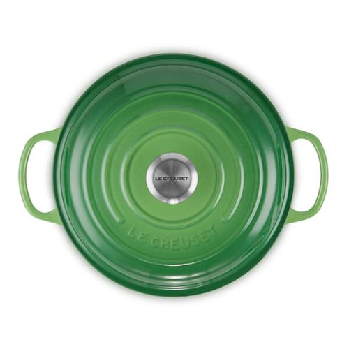 Signature Cast Iron Shallow Casserole 26cm - Bamboo