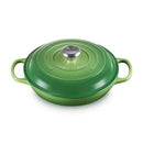 Signature Cast Iron Shallow Casserole 26cm - Bamboo