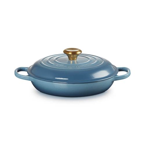 Signature Cast Iron Shallow Casserole 26cm - Chambray