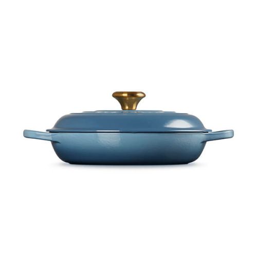 Signature Cast Iron Shallow Casserole 26cm - Chambray