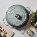 Signature Cast Iron Shallow Casserole 26cm - Sea Salt